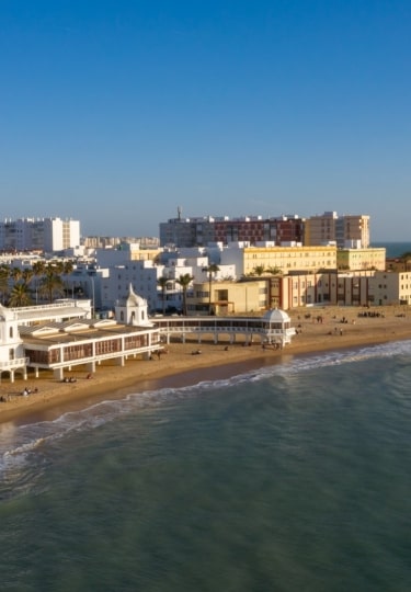 La Caleta, one of the best Cádiz beaches