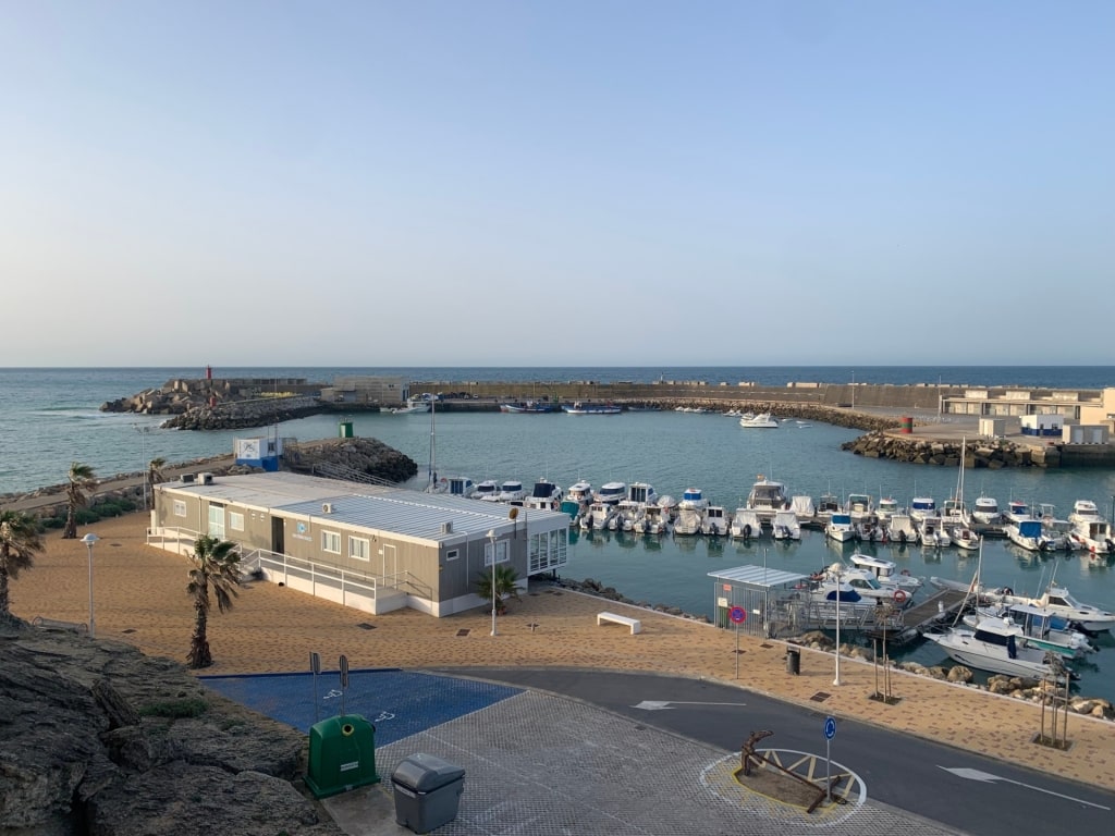 Fishing port near Playa de La Fontanilla beach in Conil de la Frontera, Cádiz