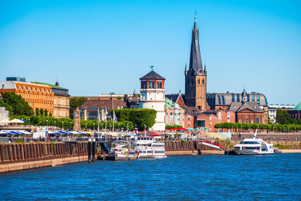 Historic old town district of Düsseldorf