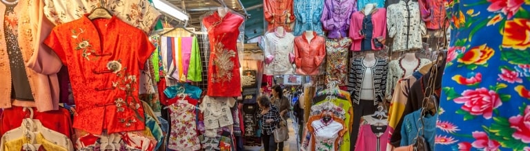 Cat Street, a popular area for Hong Kong souvenirs