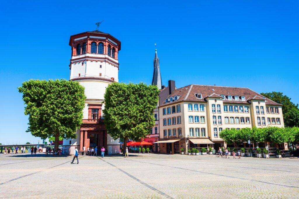 Is Dusseldorf worth visiting - Castle Tower in Old Town