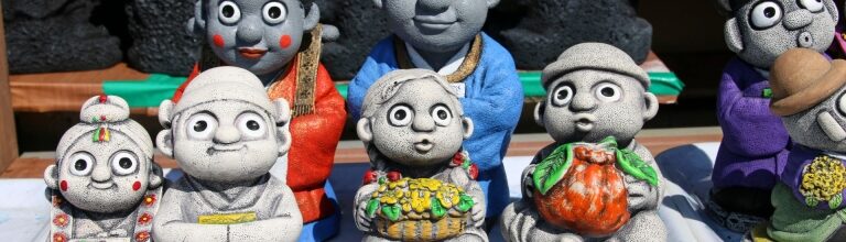 Dol Hareubang figurines, one of the best Korean souvenirs