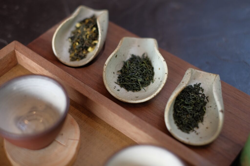 Traditional Korean green tea from Jeju Island