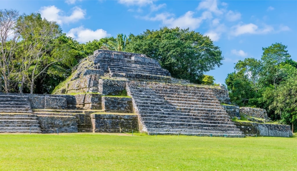 Historic site of Altun Ha Mayan Ruins