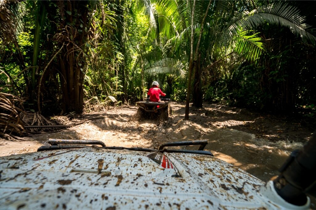 Rugged ATV ride in Belize