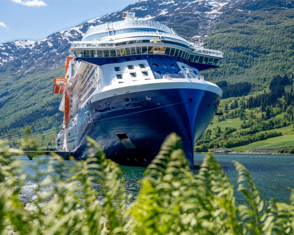 Luxury Celebrity Cruises ship sailing