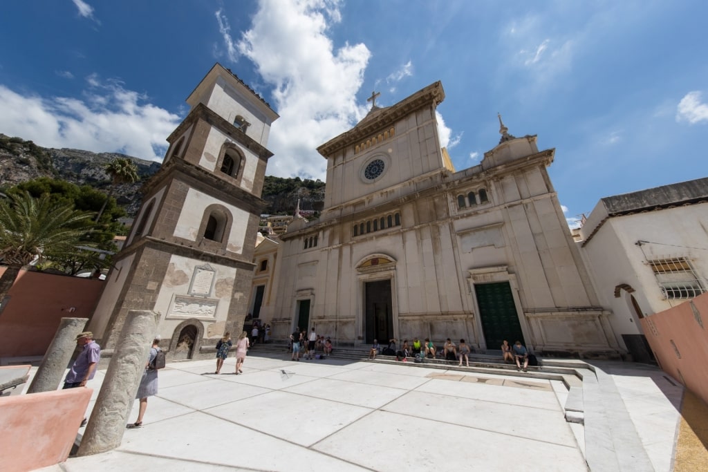 Exterior view of Church of Santa Maria Assunta in Positano