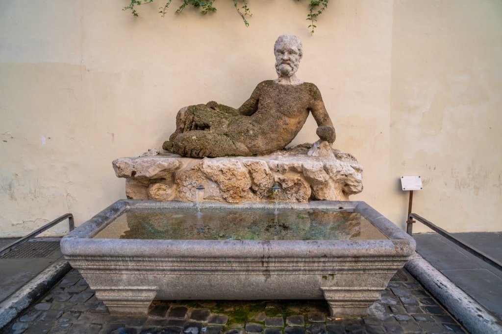 Historic Silenus Statue in Rome