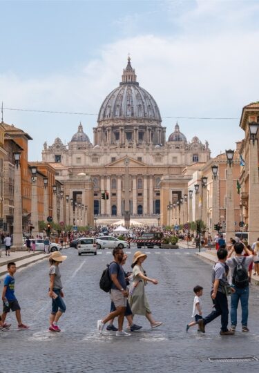 Via della Conciliazione, one of the most popular Rome streets
