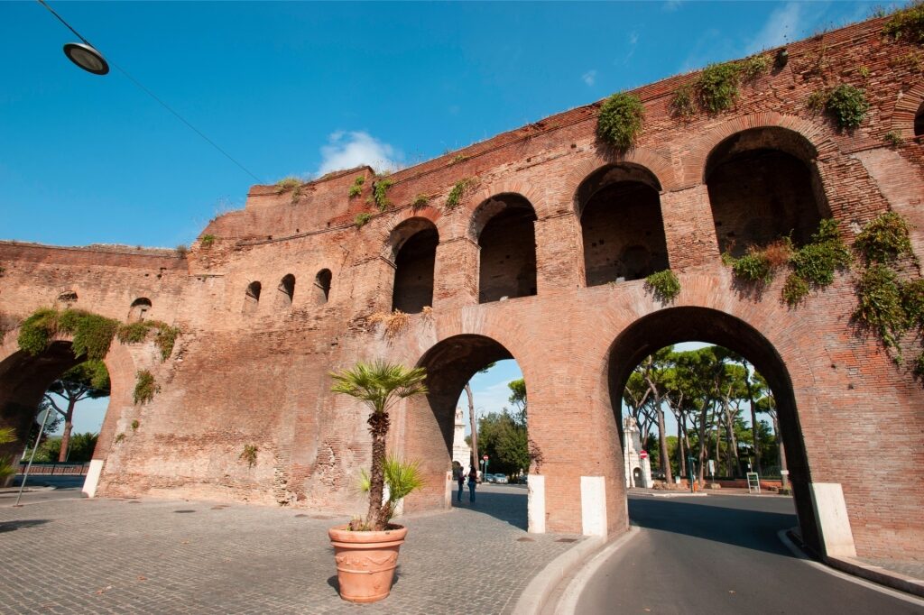 Historic landmark of Porta Pinciana
