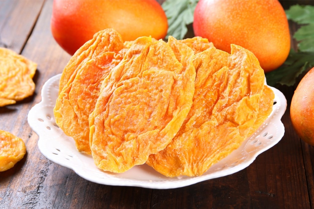Sweet dried mangoes popular Taiwan souvenir