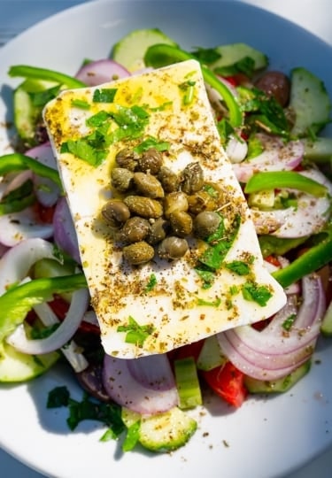 Traditional Greek food - Greek salad