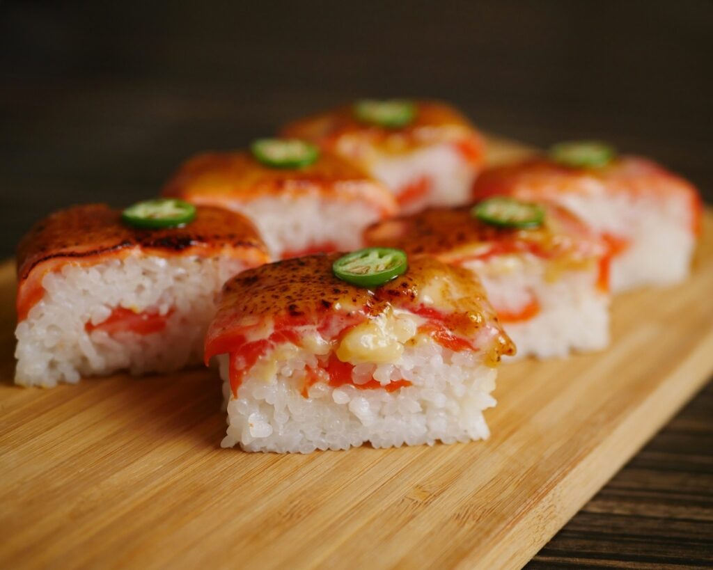 Vancouver food - Aburi sushi