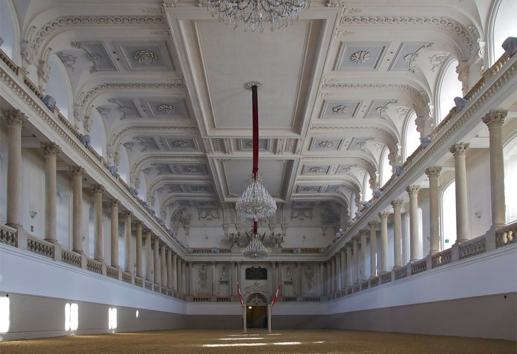Grand training hall of the Spanish Riding School in Vienna, Austria