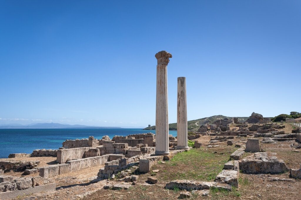 Historic ruins of the Ancient City of Tharros