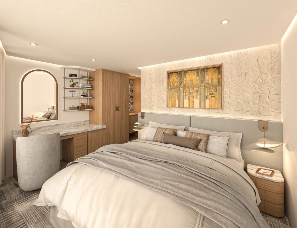 Celebrity River Cruises stateroom Balcony interior