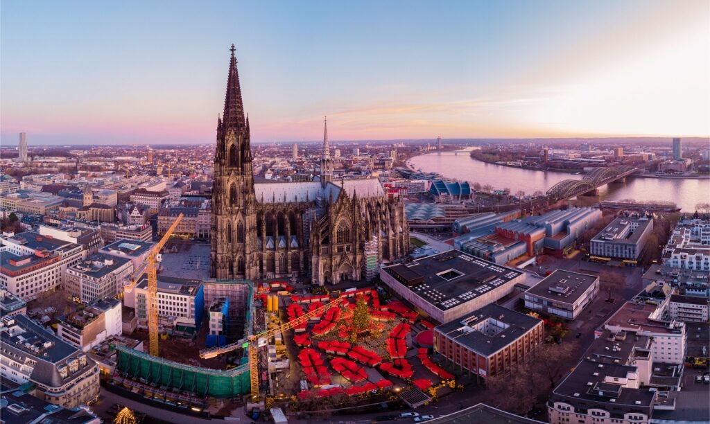 Winter in Germany - Christmas market in Cologne