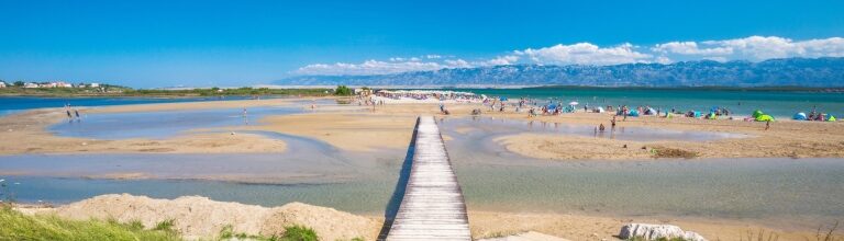 Queen’s Beach in Nin, one of the best Zadar beaches