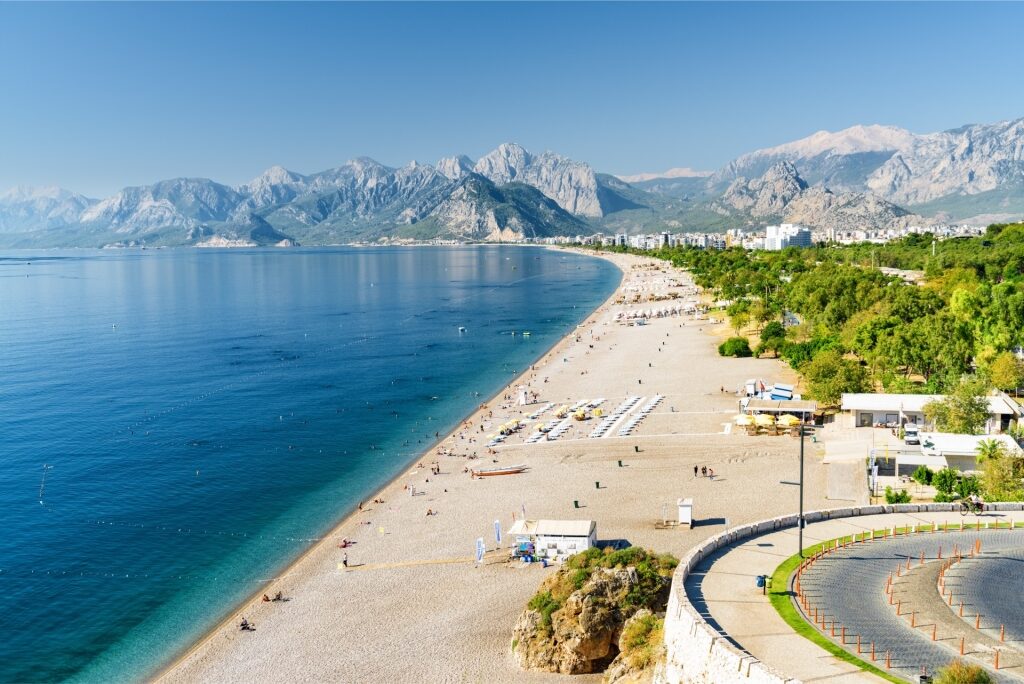 Konyaaltı Beach, one of the best beaches in Antalya