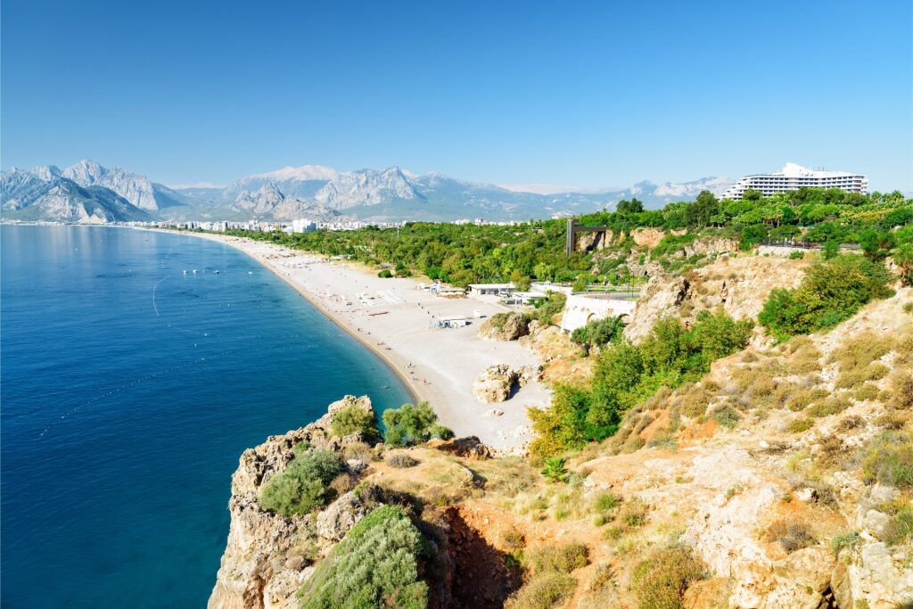 Konyaaltı Beach, one of the best beaches in Antalya