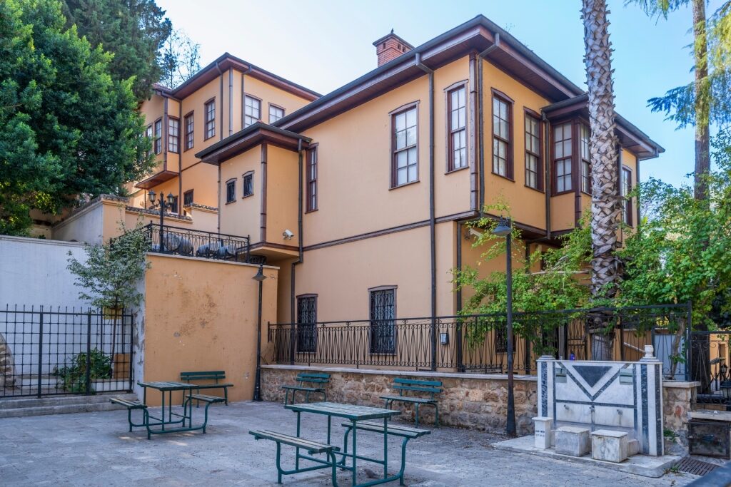 Exterior view of Antalya Ethnographic Museum in Turkey
