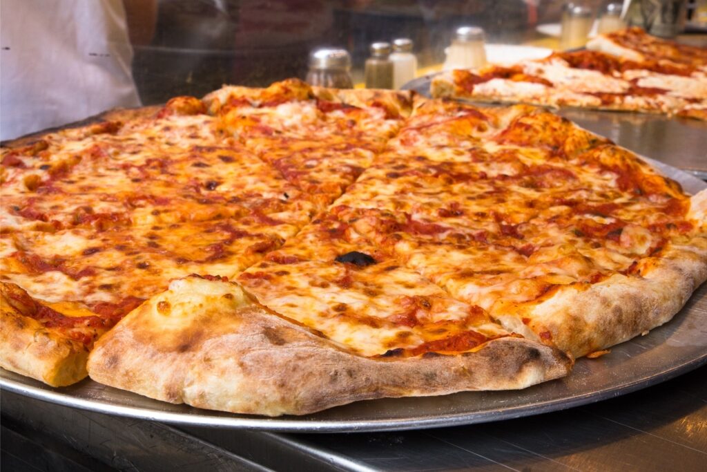 Authentic New York City Italian-style pizza