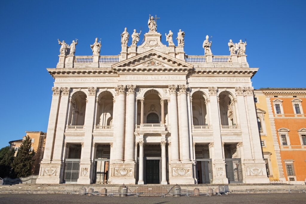 Basilica di San Giovanni in Laterano, Rome, one of the famous churches in Italy