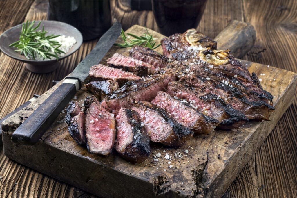 Juicy Florentine steak, Bistecca alla Fiorentina