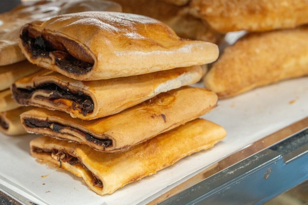 Traditional Maltese imqaret date-filled pastries