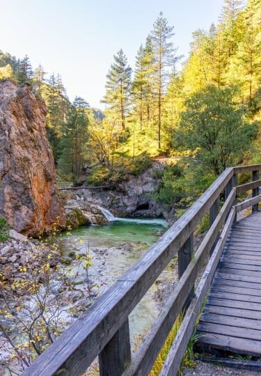 Nature view of Ötschergräben while hiking in Austria