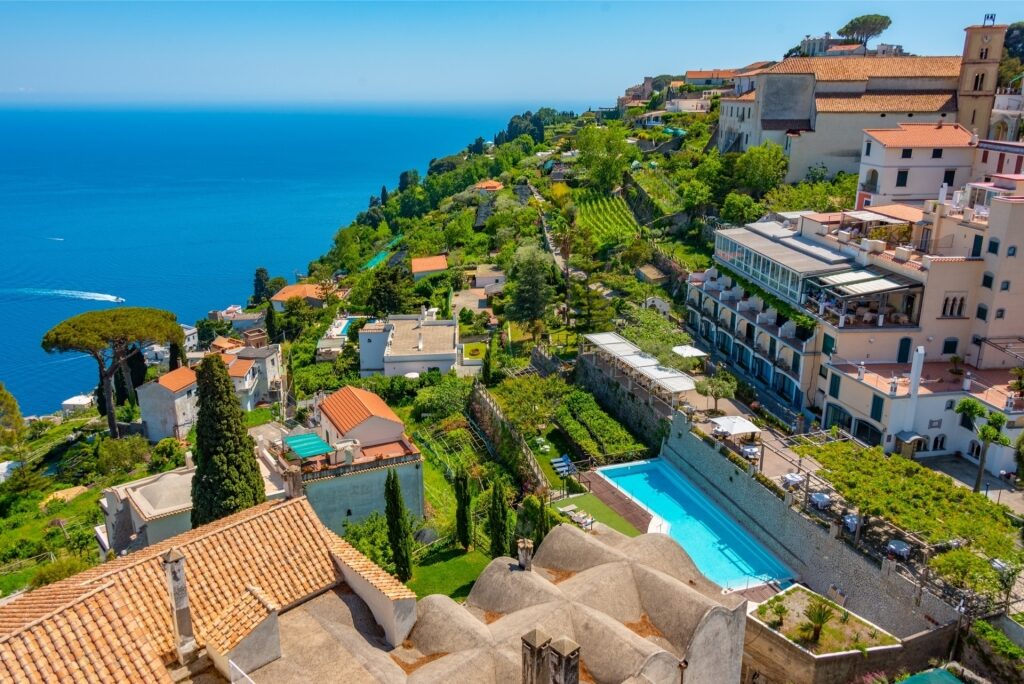 Ravello, one of the charming small towns in italy