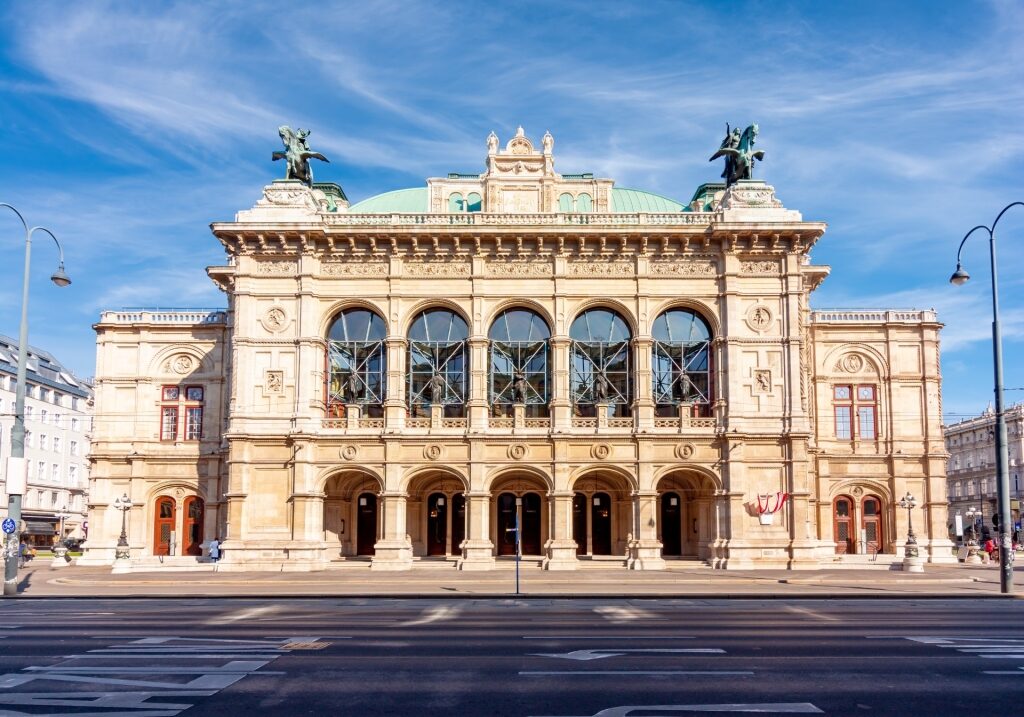 Grand historic facade of Vienna’s State Opera House