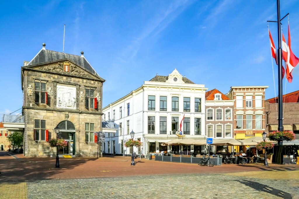 Gouda’s Goudse Waag Weigh House on the vibrant Markt square