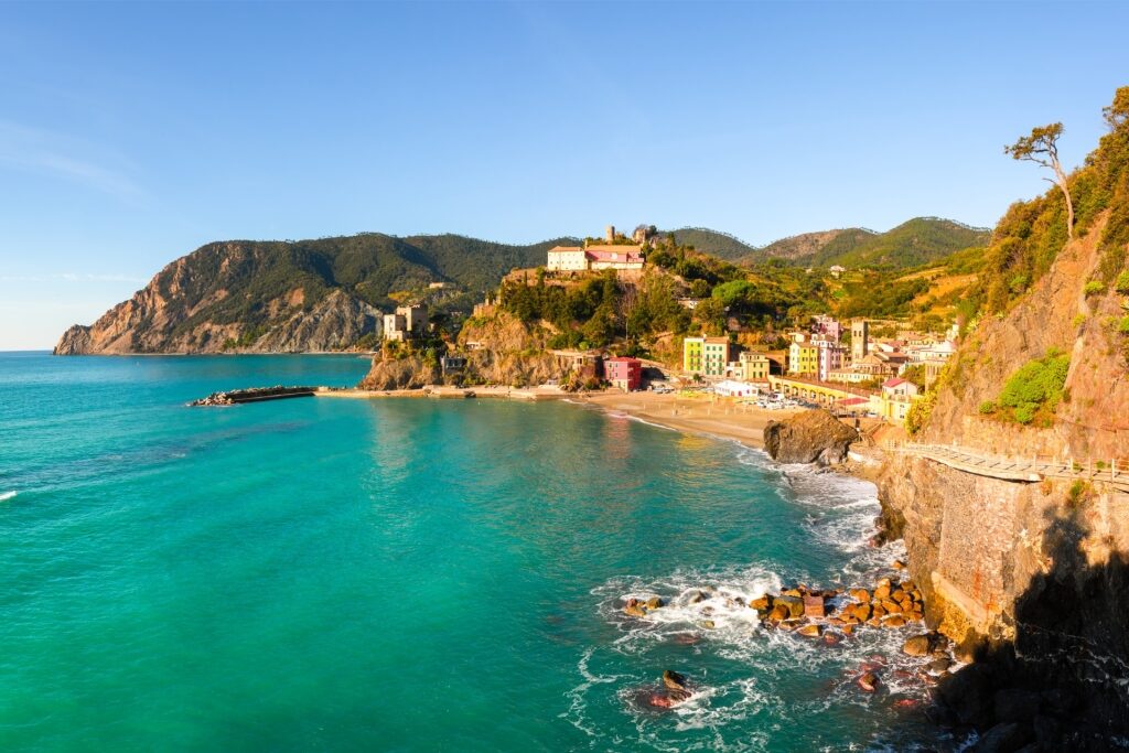 Picturesque view of Monterosso al Mare in Cinque Terre, Liguria, Italy