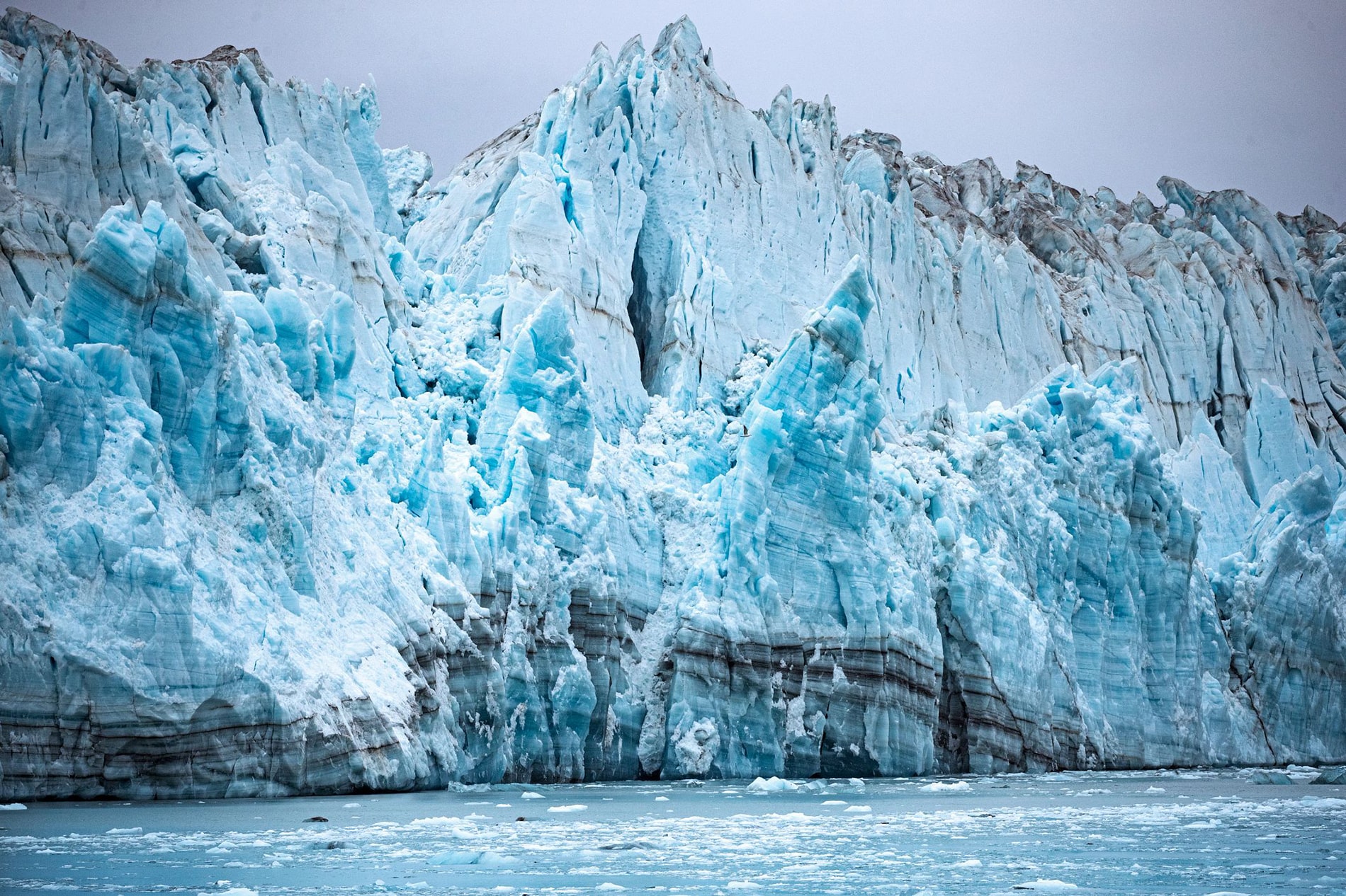 The majestic Hubbard Glacier showcases the monumental scale and raw power of North America’s largest tidewater glacier