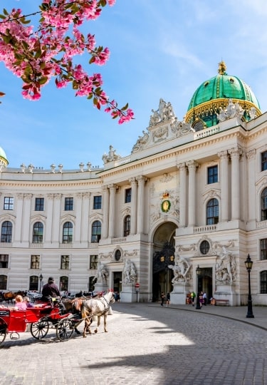 Hofburg Palace on St. Michael Square (Michaelerplatz), Vienna, Austria