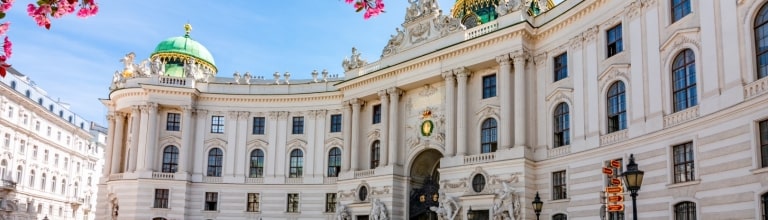 Hofburg Palace on St. Michael Square (Michaelerplatz), Vienna, Austria
